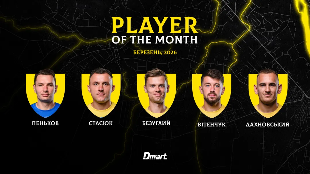 Обирай найкращого гравця «Буковини» у березні! 