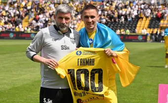 Василь Гакман зіграв 100-й матч за «Буковину»
