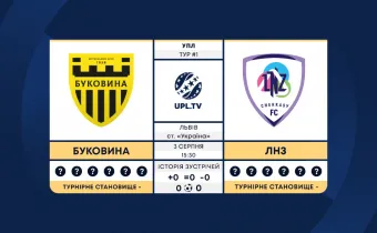 «Буковина» стартує в Українській Прем'єр-лізі матчем проти «ЛНЗ»