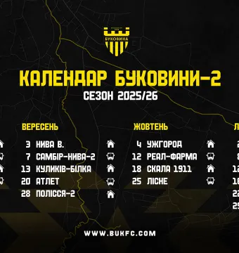 «Буковина-2» дебютує у Другій лізі домашнім матчем з «Реал Фармою»