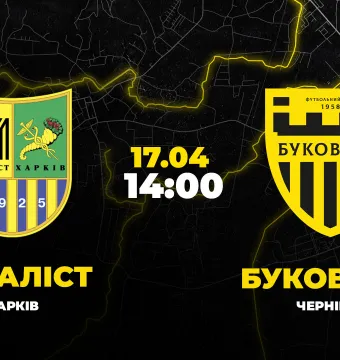 Пряма трансляція матчу «Металіст» - «Буковина»