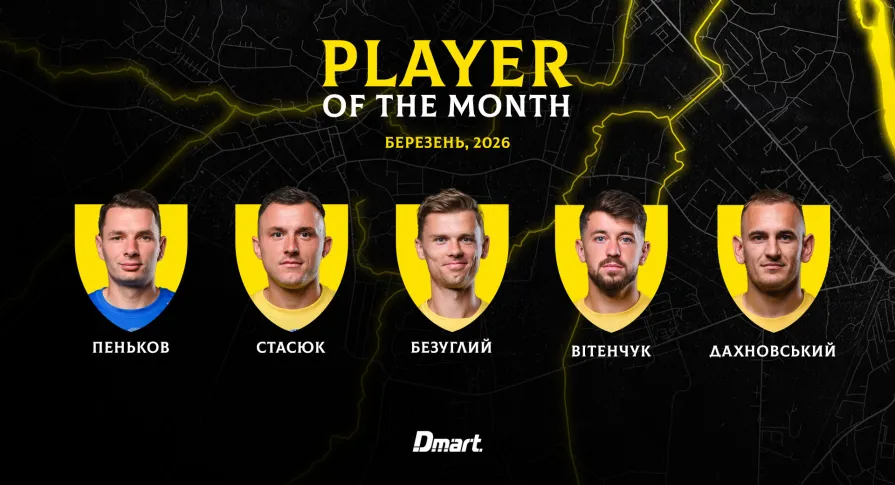 Обирай найкращого гравця «Буковини» у березні! 